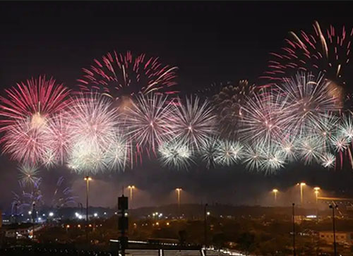 永福县焰火晚会